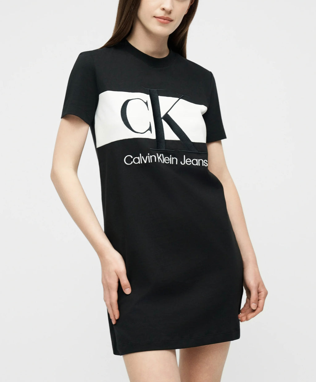 Vestito CK in maglia con logo
