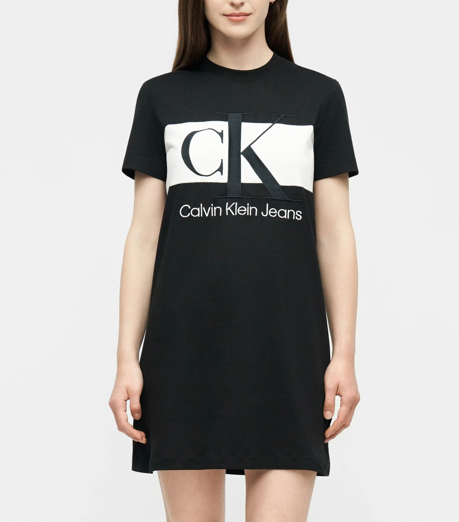 Vestito CK in maglia con logo