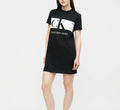 Vestito CK in maglia con logo